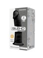 SILEXD - MODELO 2 PENE REALISTICO SILICONA  NEGRO 23 CM