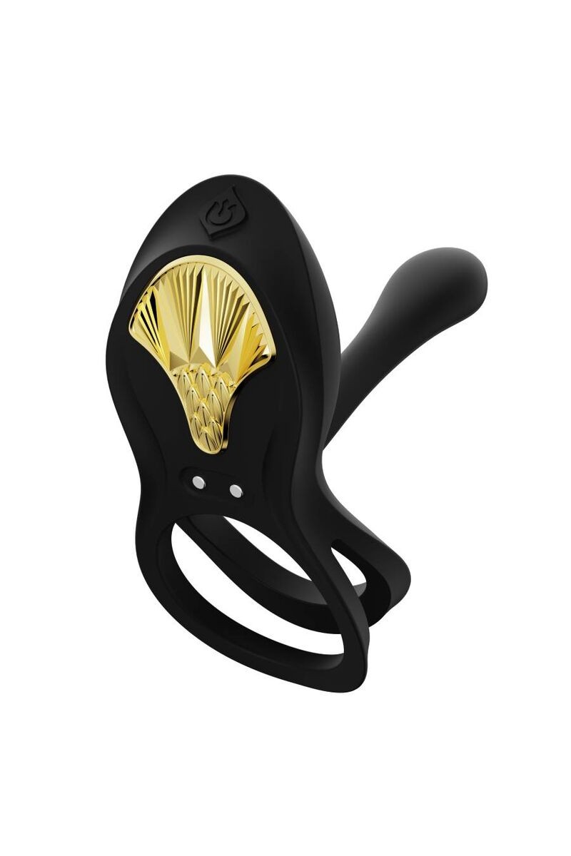ZALO - BAYEK ANILLO VIBRADOR CONTROL REMOTO PAREJAS NEGRO