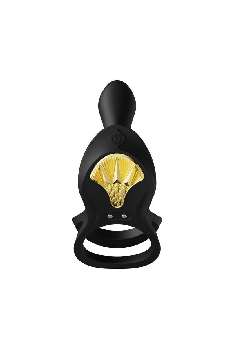 ZALO - BAYEK ANILLO VIBRADOR CONTROL REMOTO PAREJAS NEGRO