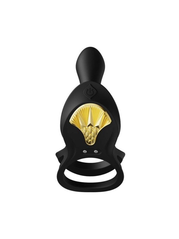 ZALO - BAYEK ANILLO VIBRADOR CONTROL REMOTO PAREJAS NEGRO