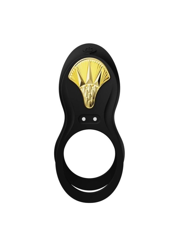 ZALO - BAYEK ANILLO VIBRADOR CONTROL REMOTO PAREJAS NEGRO
