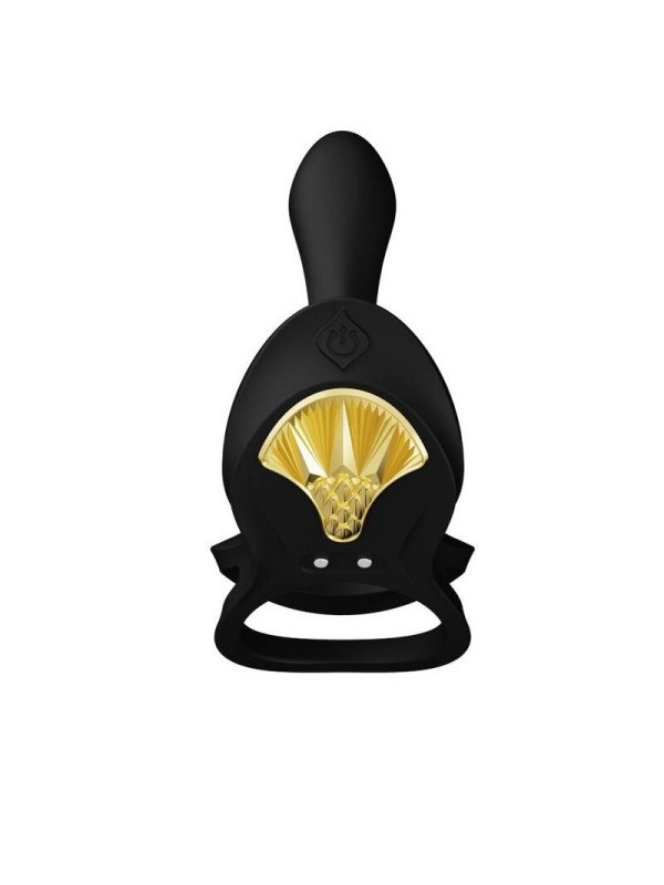 ZALO - BAYEK ANILLO VIBRADOR CONTROL REMOTO PAREJAS NEGRO