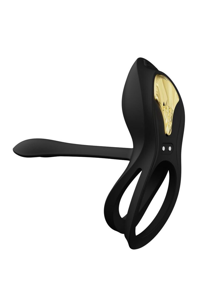 ZALO - BAYEK ANILLO VIBRADOR CONTROL REMOTO PAREJAS NEGRO