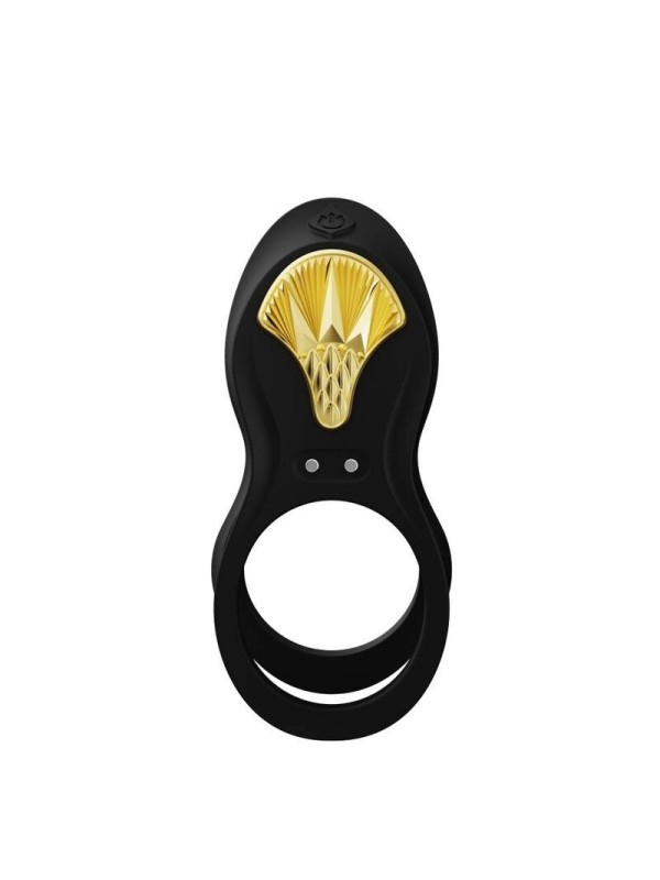 ZALO - BAYEK ANILLO VIBRADOR CONTROL REMOTO PAREJAS NEGRO