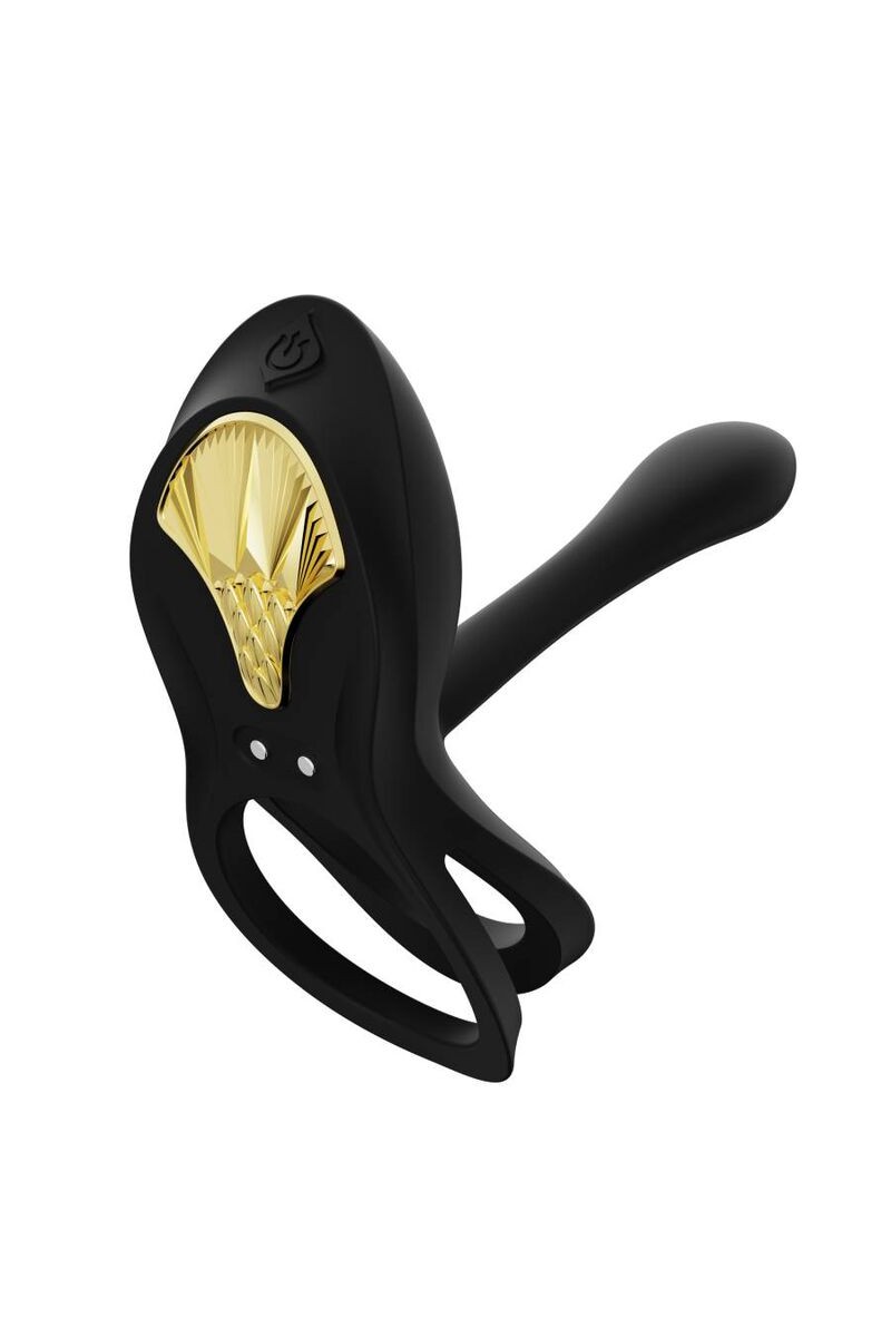 ZALO - BAYEK ANILLO VIBRADOR CONTROL REMOTO PAREJAS NEGRO