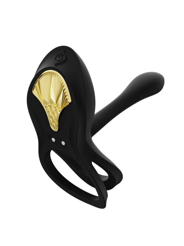 ZALO - BAYEK ANILLO VIBRADOR CONTROL REMOTO PAREJAS NEGRO