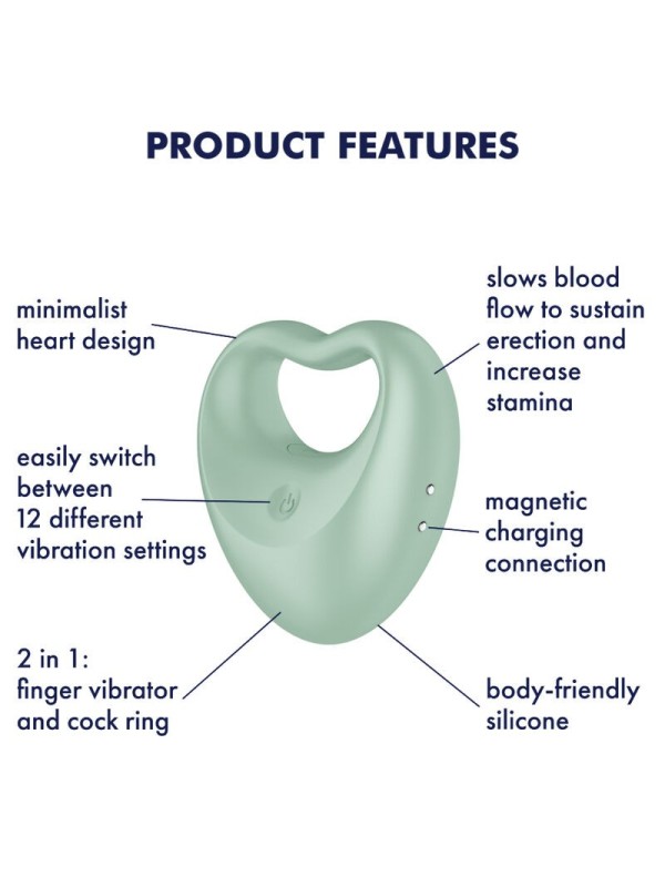 SATISFYER - PERFECT PAIR 3 VERDE