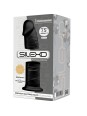 SILEXD - MODELO 2 REALISTICO SILICONA PREMIUM SILEXPAN NEGRO 19 CM