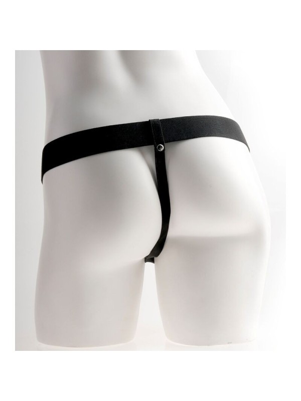 FETISH  - ARNES AJUSTABLE  CON TESTICULOS RECARGABLE Y VIBRADOR 28 CM