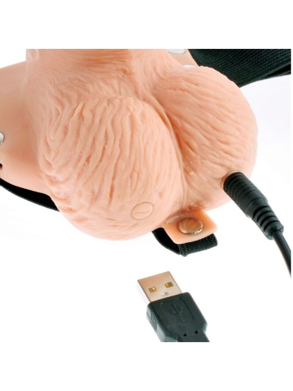 FETISH  - ARNES AJUSTABLE CONTROL REMOTO  RECARGABLE Y VIBRADOR 15 CM