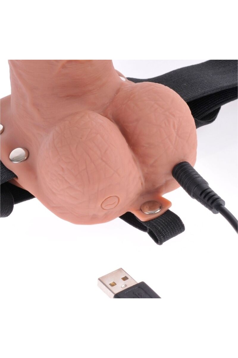 FETISH F - ARNES AJUSTABLE PENE   RECARGABLE Y VIBRADOR 17.8 CM