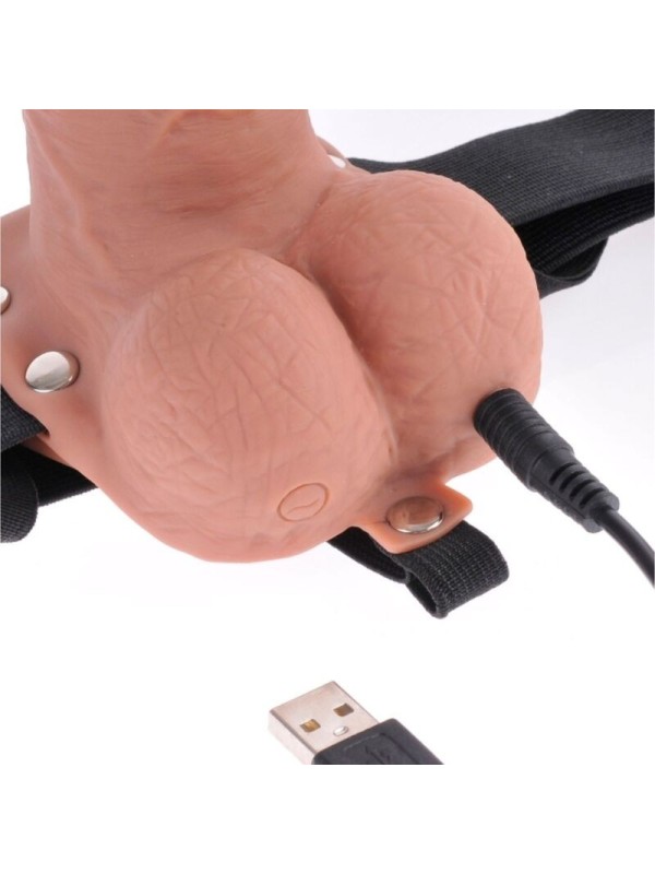 FETISH F - ARNES AJUSTABLE PENE   RECARGABLE Y VIBRADOR 17.8 CM