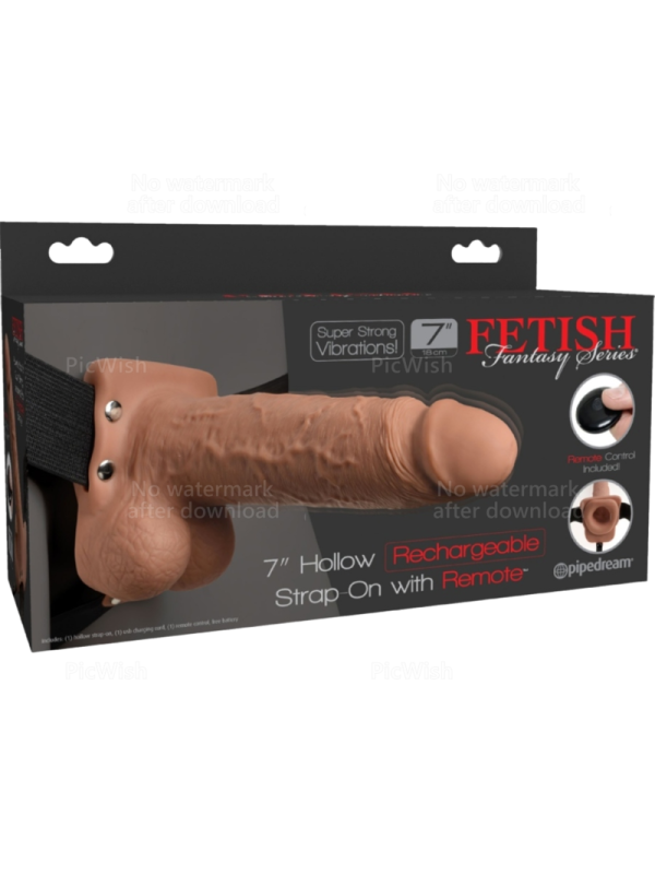 FETISH F - ARNES AJUSTABLE PENE   RECARGABLE Y VIBRADOR 17.8 CM