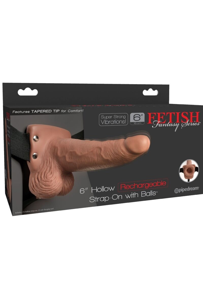 FETISH  - ARNES AJUSTABLE PENE REALISTICO  RECARGABLE Y VIBRADOR 15 CM