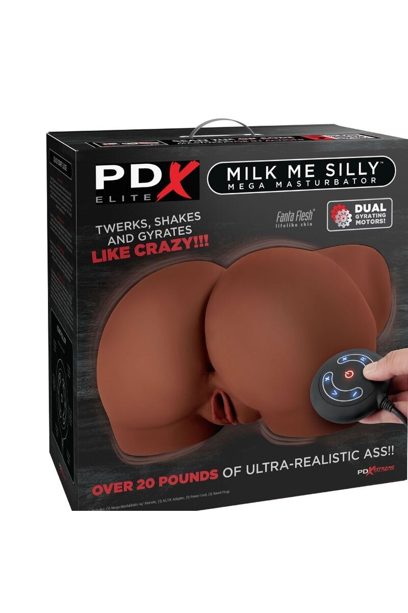 PDX ELITE - MEGA MASTURBADOR MILK ME SILLY VAGINA & ANO MARRON
