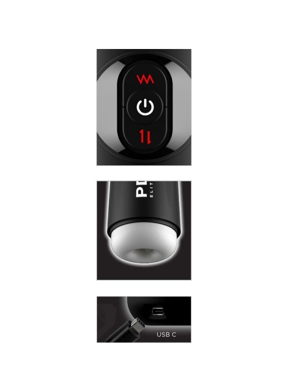 PDX ELITE - MASTURBADOR STROKER MOTO-MILKER VIBRADOR