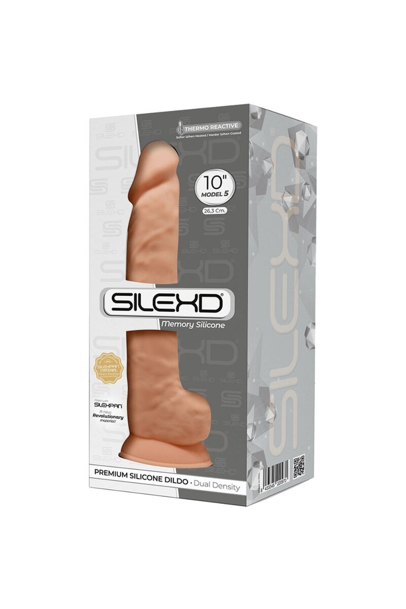 SILEXD - MODELO 1 PENE REALISTICO SILICONA PREMIUM SILEXPAN 26.6 CM