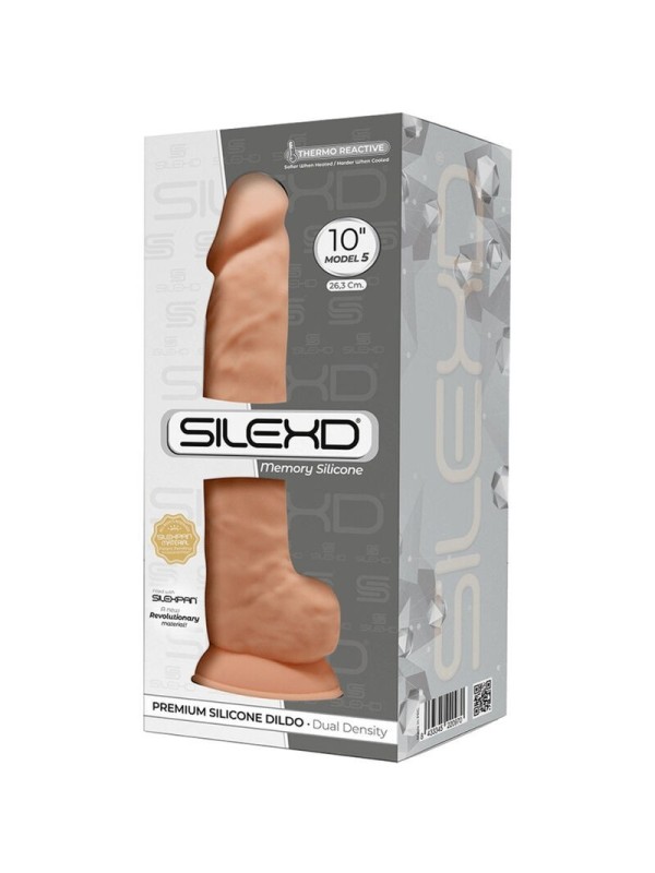 SILEXD - MODELO 1 PENE REALISTICO SILICONA PREMIUM SILEXPAN 26.6 CM