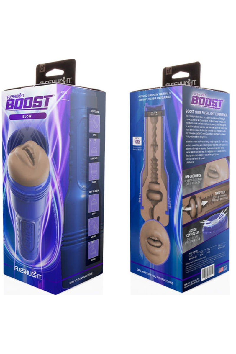 FLESHLIGHT BOOST - MASTURBADOR BOCA BLOW MD FLESH RP