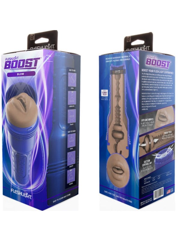 FLESHLIGHT BOOST - MASTURBADOR BOCA BLOW MD FLESH RP