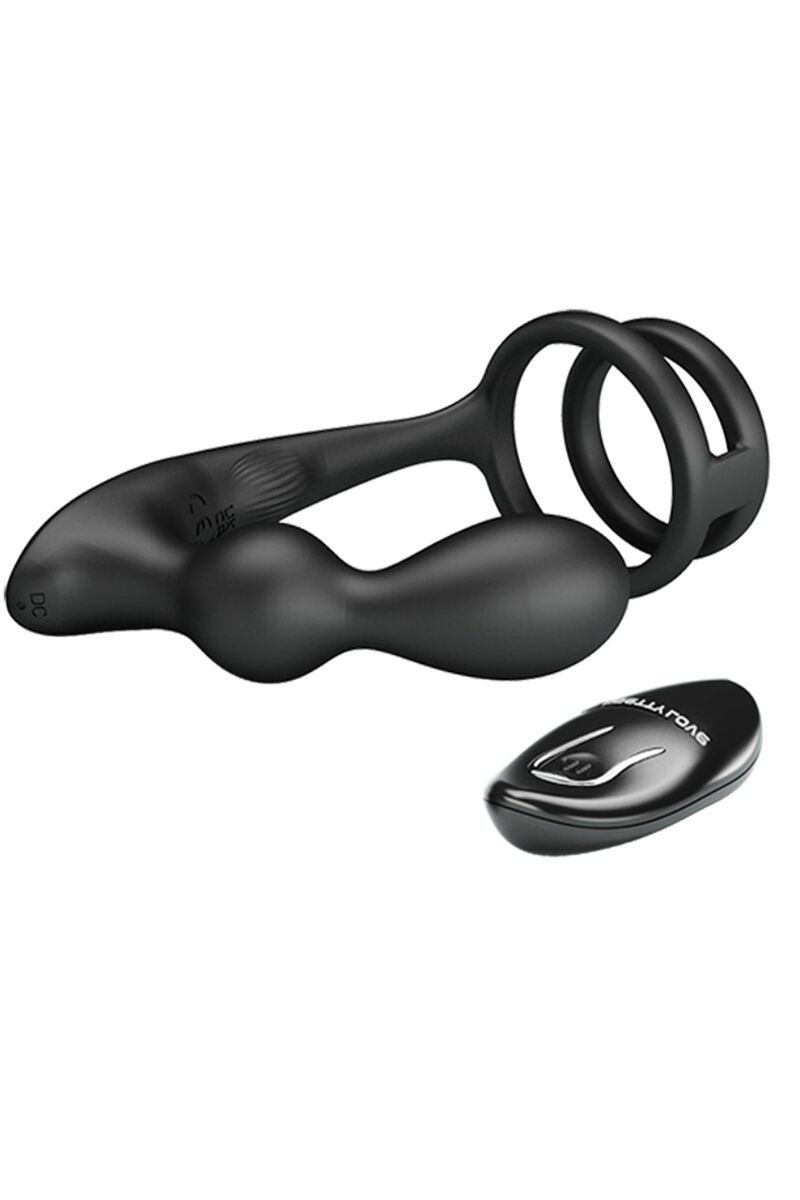 PRETTY LOVE - MARSHALL ANILLO + PLUG ANAL VIBRATORIO & CONTROL REMOTO