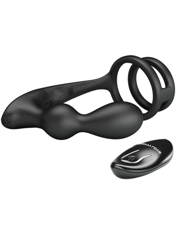 PRETTY LOVE - MARSHALL ANILLO + PLUG ANAL VIBRATORIO & CONTROL REMOTO