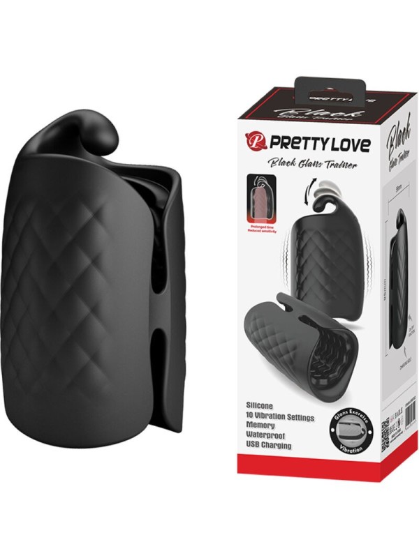 PRETTY LOVE - MASTURBADOR MANUAL PARA GLANDE VIBRADOR RECARGABLE