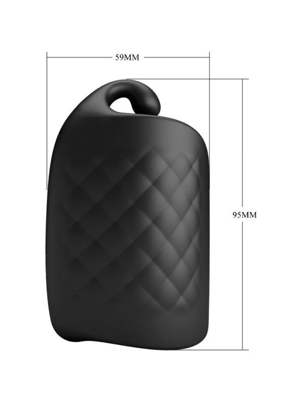 PRETTY LOVE - MASTURBADOR MANUAL PARA GLANDE VIBRADOR RECARGABLE