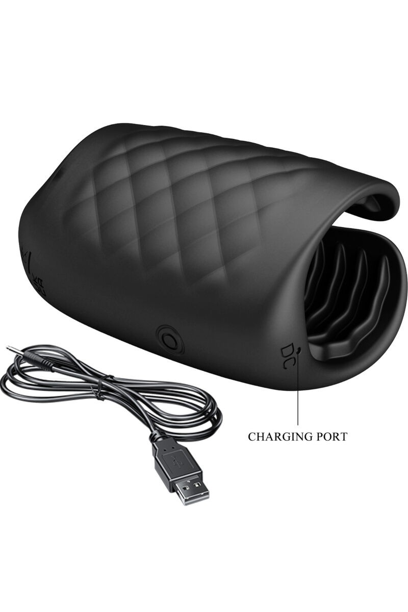 PRETTY LOVE - MASTURBADOR MANUAL PARA GLANDE VIBRADOR RECARGABLE