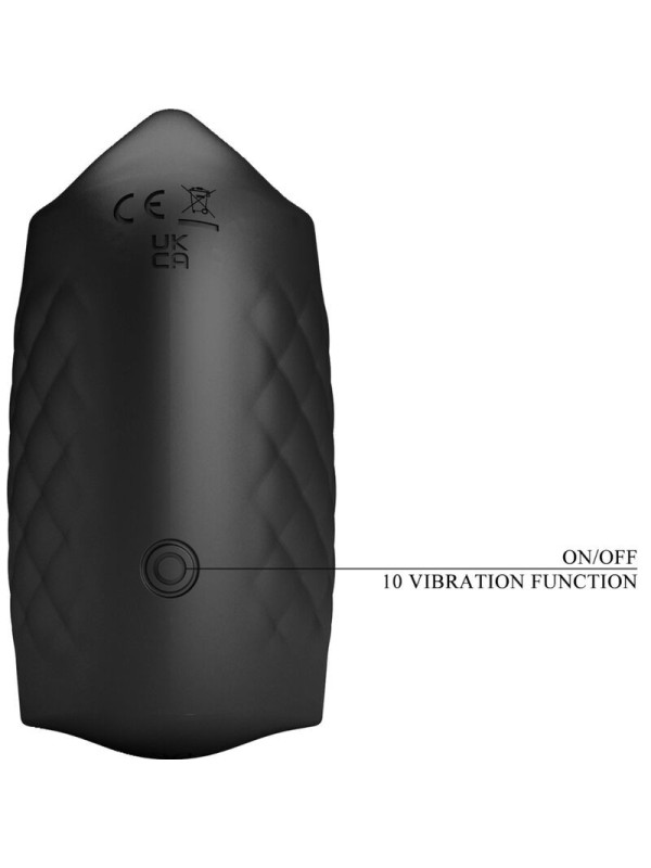 PRETTY LOVE - MASTURBADOR MANUAL PARA GLANDE VIBRADOR RECARGABLE