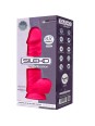 SILEXD -  PENE REALISTICO VIBRADOR SILICONA  FUCSIA 21.5 CM