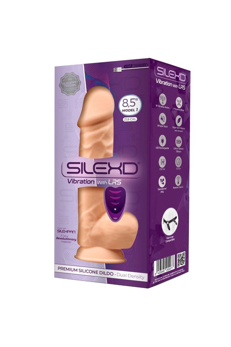 SILEXD - MODELO 1 REALISTICO VIBRADOR PREMIUM SILEXPAN REMOTO 21.8 CM