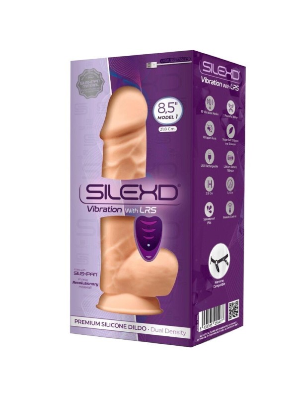 SILEXD - MODELO 1 REALISTICO VIBRADOR PREMIUM SILEXPAN REMOTO 21.8 CM