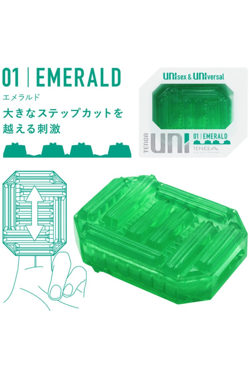 TENGA - UNI VARIETY MASTURBADOR DEDAL PACK 4 UDS