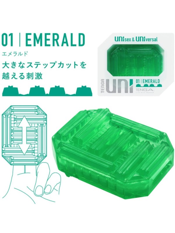 TENGA - UNI VARIETY MASTURBADOR DEDAL PACK 4 UDS