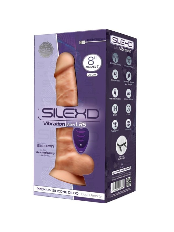 SILEXD - PENE REALISTICO VIBRADOR SILICONACONTROL REMOTO 20 CM