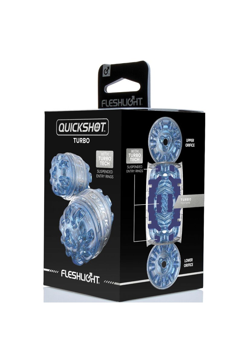 FLESHLIGHT - MASTURBADOR QUICKSHOT TURBO BLUE ICE