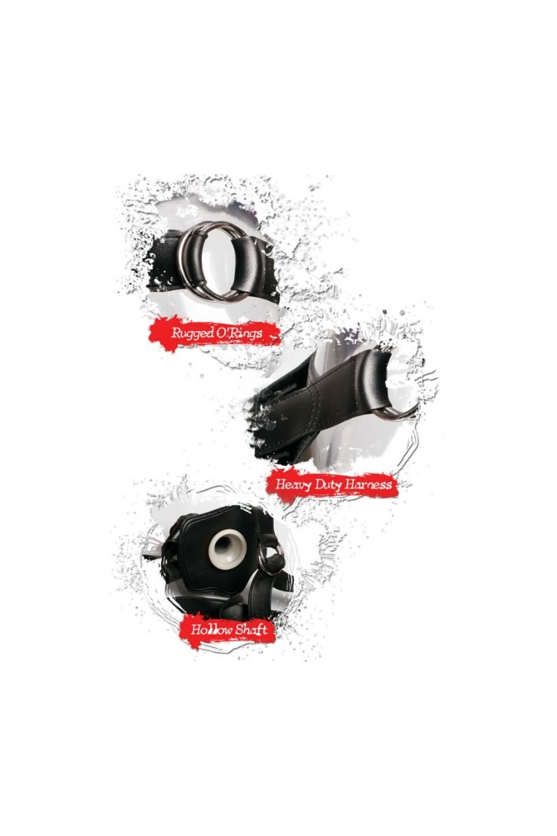 FETISH FANTASY EXTREME - ARNES CON DILDO NEGRO 30.5 CM HUECO