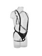 KING COCK - STRAP-ON CON DILDO HUECO 30.5 CM Y TIRANTES COLOR CARNE