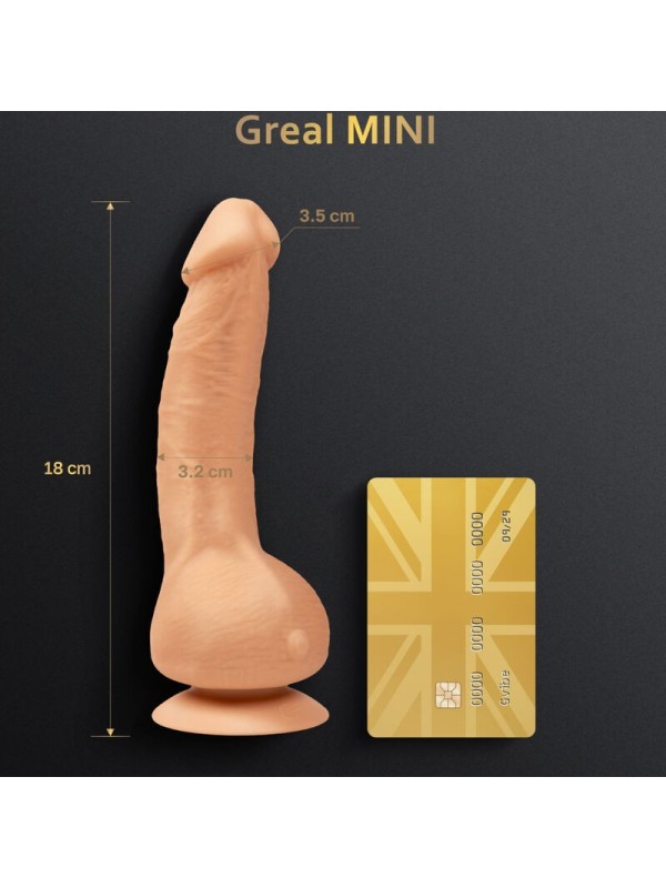 G-VIBE - GREAL MINI DILDO VIBRADOR SILICIONA NATURAL