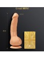 G-VIBE - GREAL MINI DILDO VIBRADOR SILICIONA NATURAL