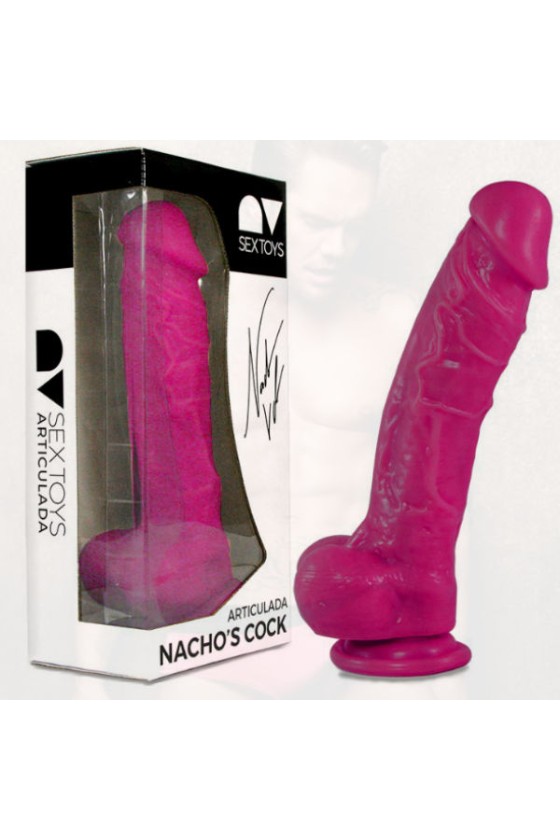 NACHO VIDAL - RÉPLICA PENE NACHO VIDAL ARTICULADA 24CM ROSA