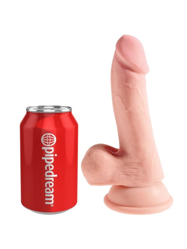KING COCK - DILDO TRIPLE DENSIDAD 14 CM
