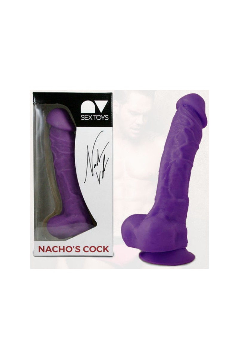 NACHO VIDAL - RÉPLICA PENE NACHO VIDAL ARTICULADA 24CM LILA