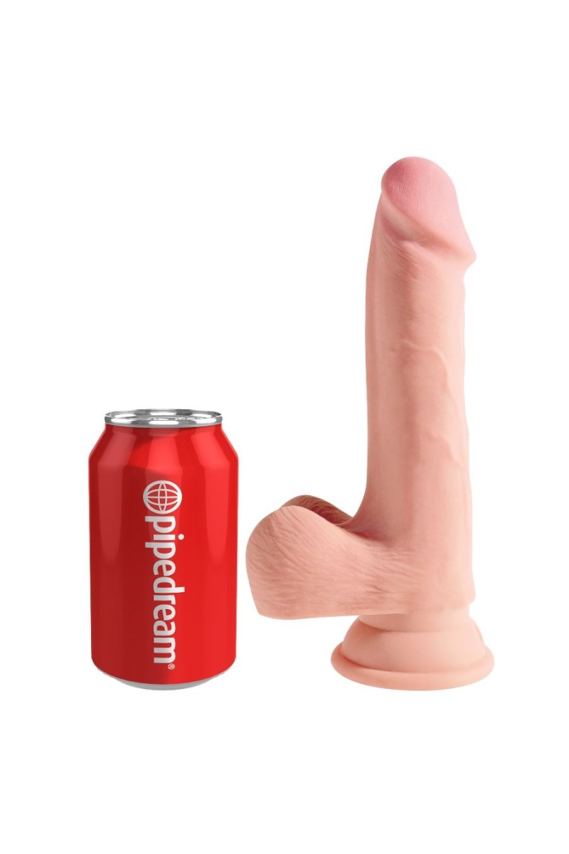 KING COCK - DILDO TRIPLE DENSIDAD 19 CM