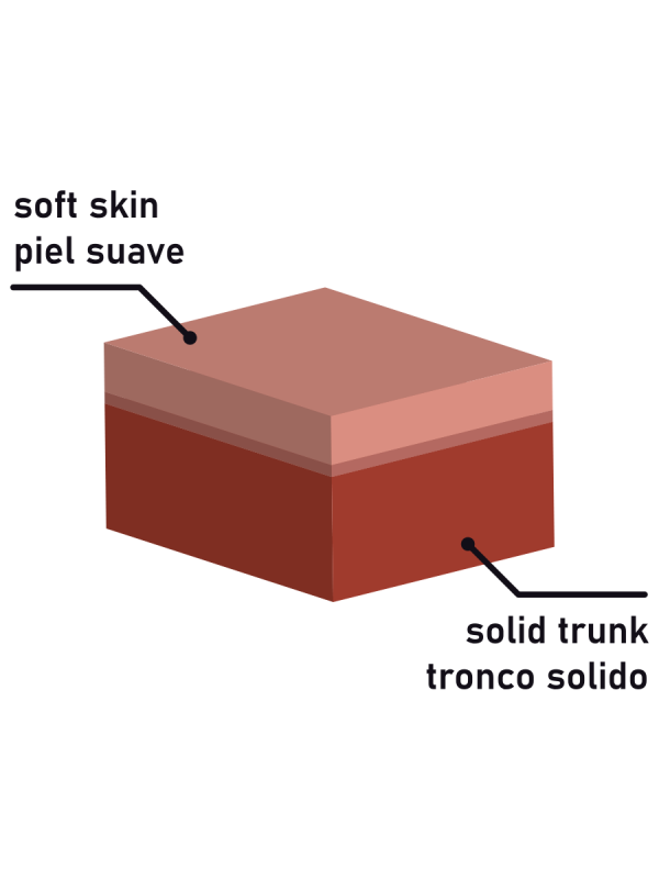 ROCKARMY - DUAL DENSITY LEOPARD DILDO REALISTA 23 CM