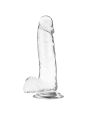 X RAY - CLEAR DILDO REALISTA TRANSPARENTE 20 CM X 4.5 CM