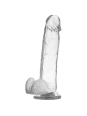 X RAY - CLEAR DILDO REALISTA TRANSPARENTE 22 CM X 4.6 CM