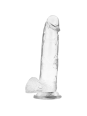 X RAY - CLEAR DILDO REALISTA TRANSPARENTE 22 CM X 4.6 CM