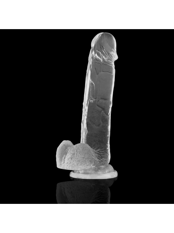 X RAY - CLEAR DILDO REALISTA TRANSPARENTE 22 CM X 4.6 CM